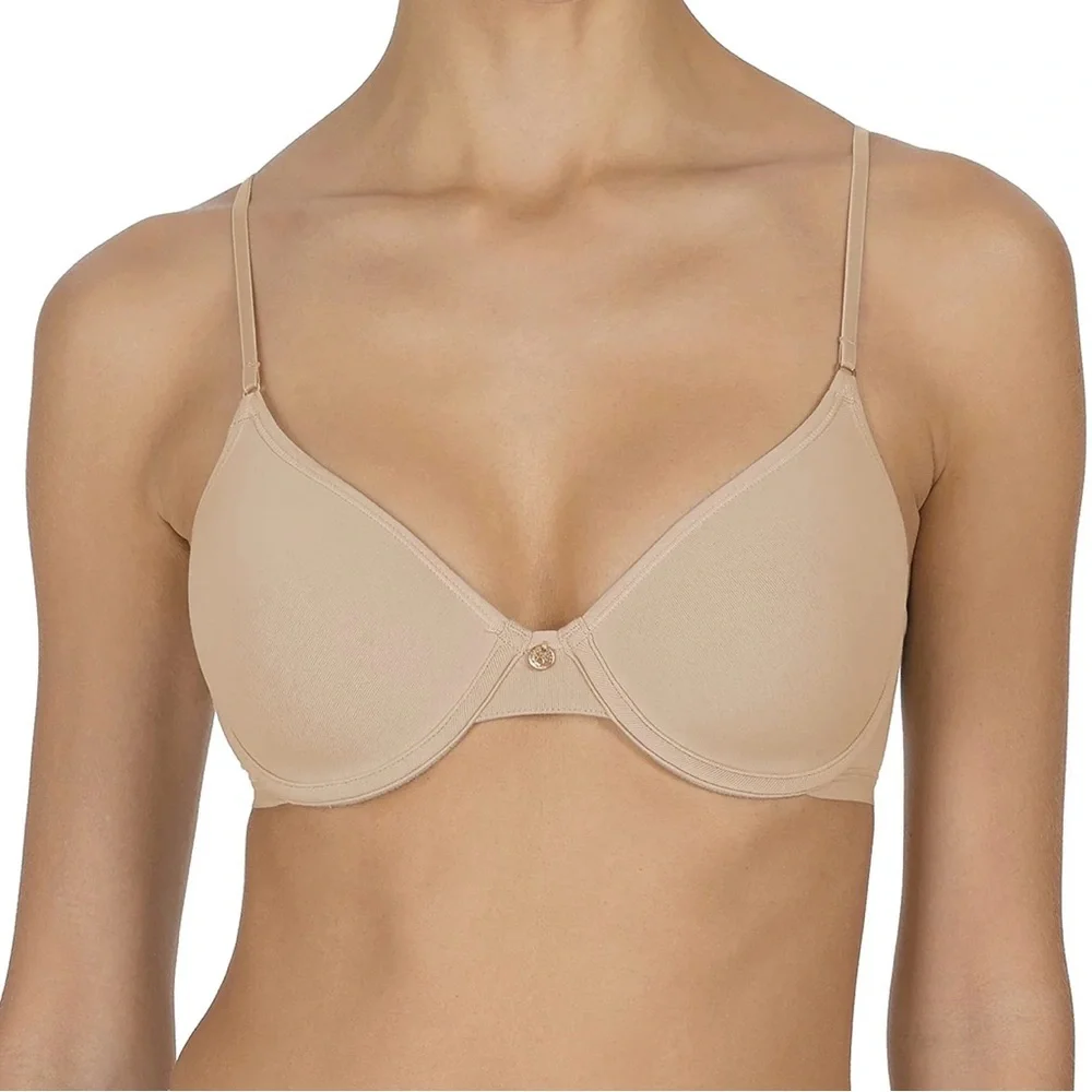 Natori T Shirt Bra Size 36H Nude Smoothing Fully Adjustable Comfort Modest - Picture 1 of 8